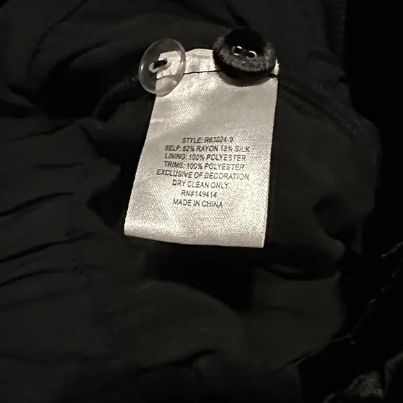 NWT Johnny Was Black Embroidered Wide-Leg Pants with embroidery - Picture 6 of 9